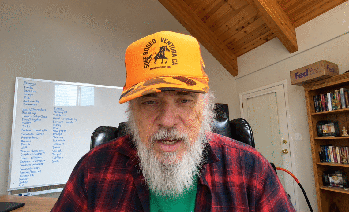 Larry Charles during his interview with Hop For Pop