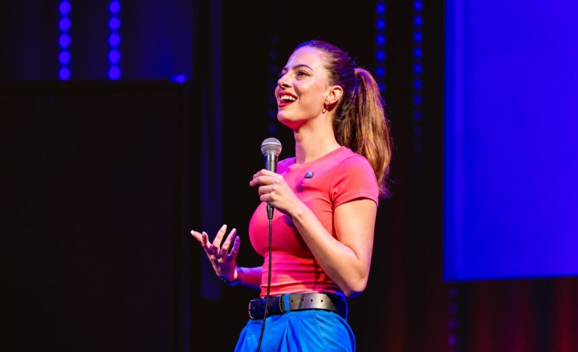 Ceekay Brown performing standup comedy
