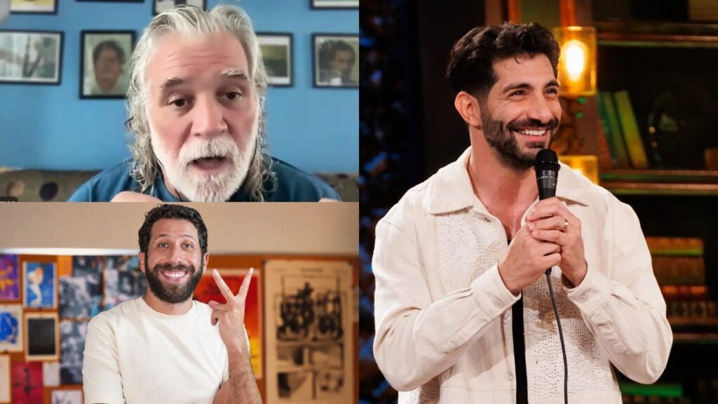 Tom Nemec, John Achkar and Paul Elia, three comedians who kept going after years of being overlooked