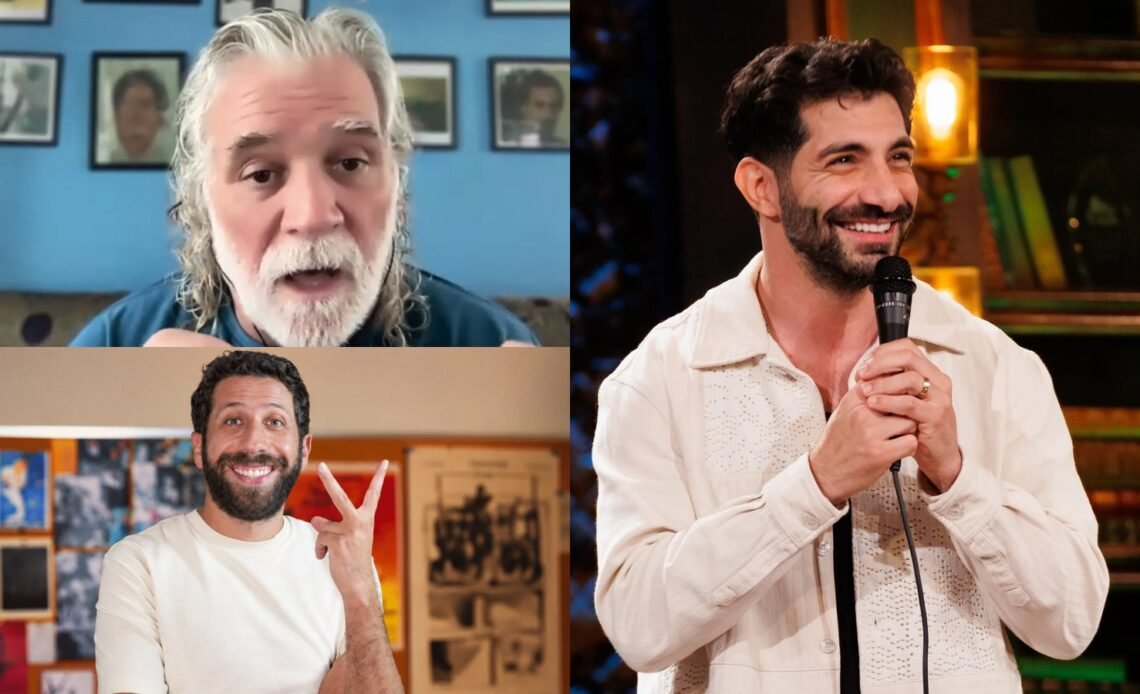 Tom Nemec, John Achkar and Paul Elia, three comedians who kept going after years of being overlooked
