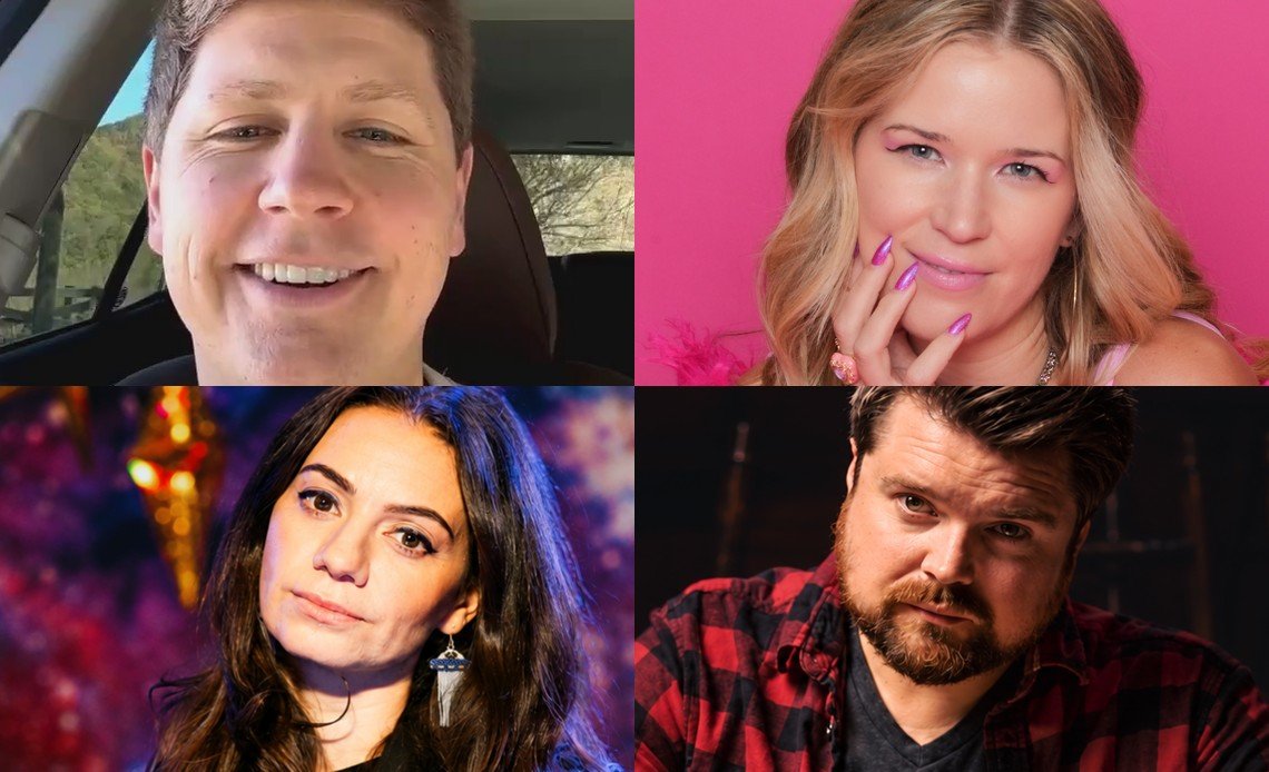 Comedians Joel, Leah Knauer, Liz Miele and Simon King