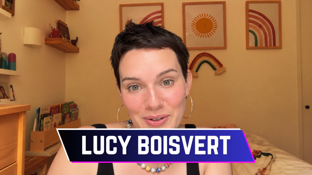 Lucy Boisvert during her conversation with Hop For Pop