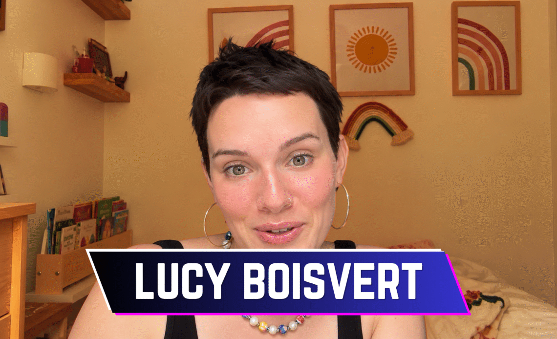 Lucy Boisvert during her conversation with Hop For Pop