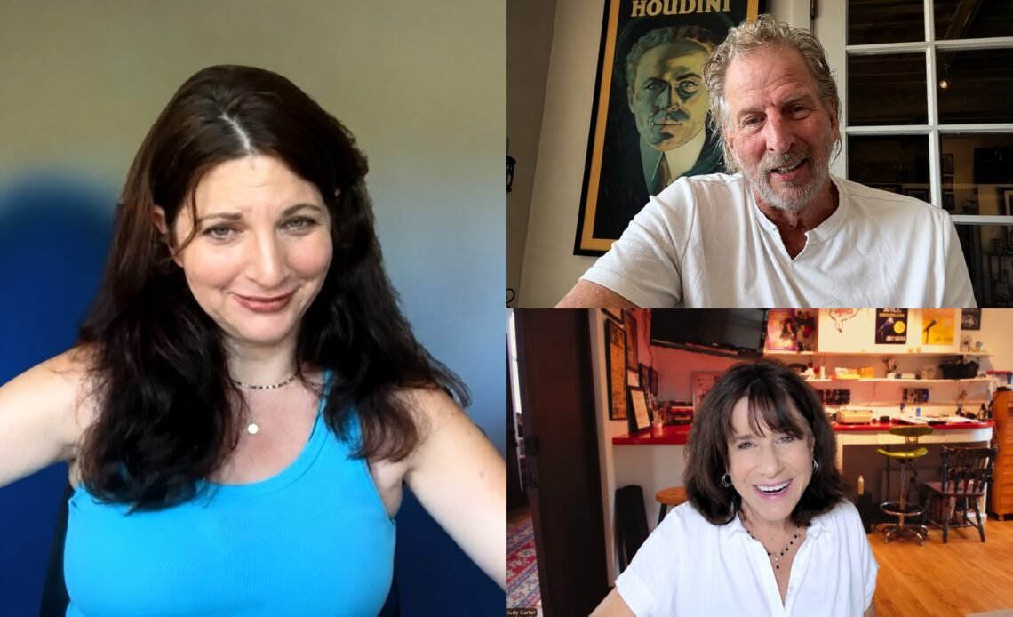 Comedians Stacy Price, Barry Katz and Judy Carter during their Hop For Pop interviews