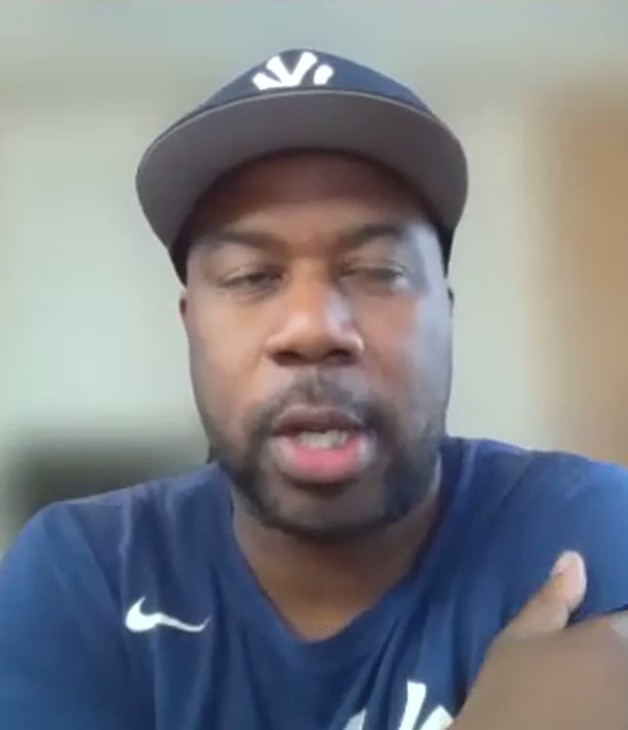 Wayne Charles II speaking to Hop For Pop